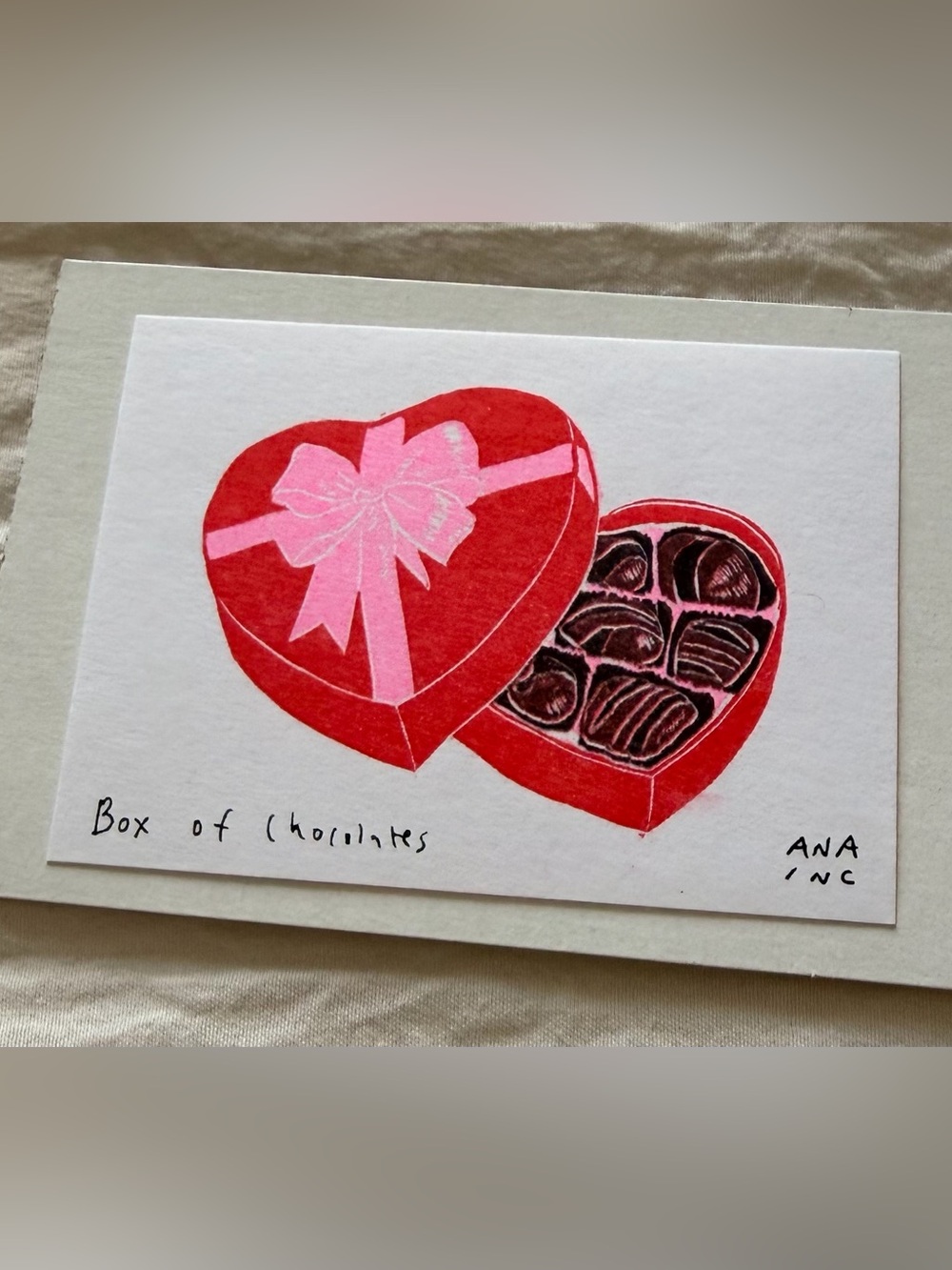 Inciardi Mini Print - Box of Chocolates